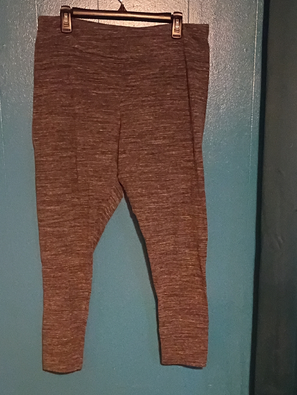 Time and Tru Gray Marled Stretch Leggings